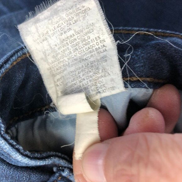 Lee Womens Jeans Size 14M Regular Fit Straight Leg Mid Rise Blue Denim Casual - Picture 11 of 15